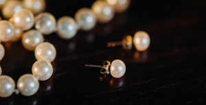 Pearl Stud Earrings